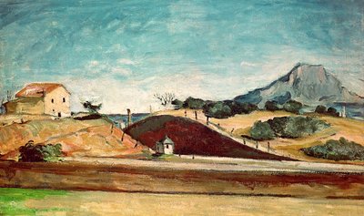 The Railway Cutting by Paul Cézanne